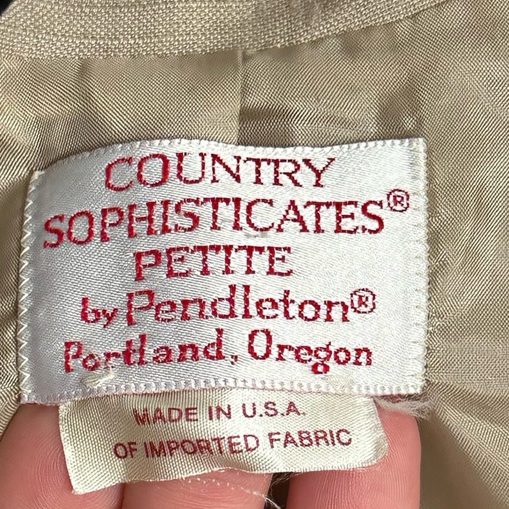 Vintage Pendleton Blazer Effortless, Elegant, Ico… - image 4